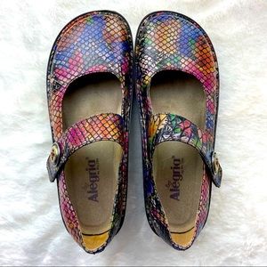 ALEGRIA Paloma floral snakeskin 39- Final Sale!!!